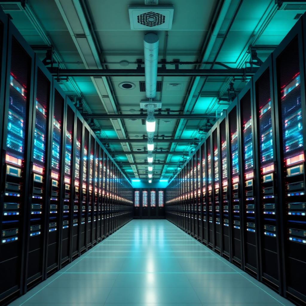 Enterprise data center aisle