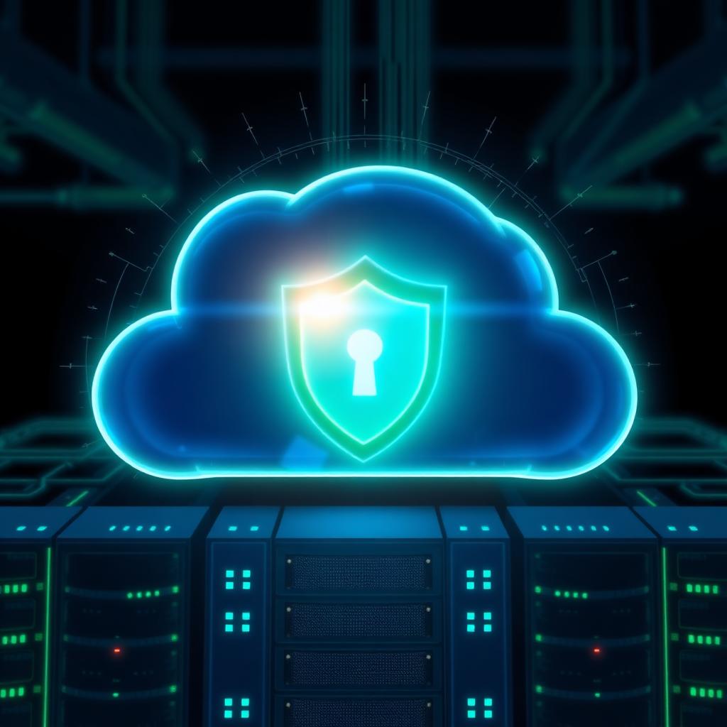 Secure cloud backup with digital shield